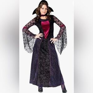 Fun world vampira dress or renaissance outfit dress up woman dress medium